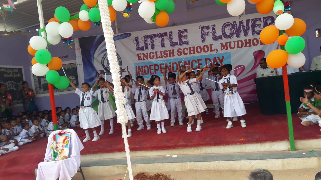 Independence day celebration at little flower English school Mudhole