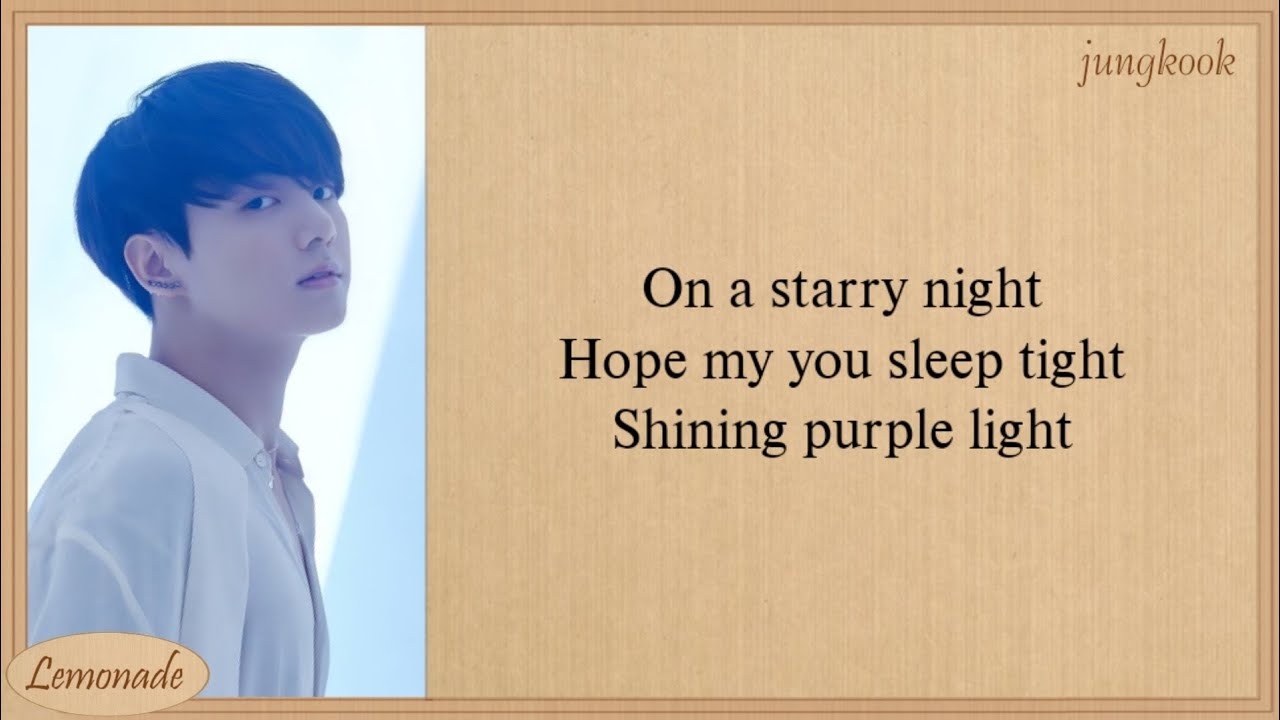 BTS Jungkook My You Lyrics (2022BTSFESTA)