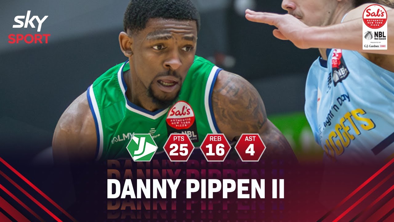 Danny Pippen II 25 PTS, 16 REB vs. Taranaki Airs