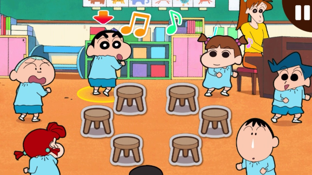 【クレヨンしんちゃん#18】イスとりゲームだゾ！【お手伝いするゾ】