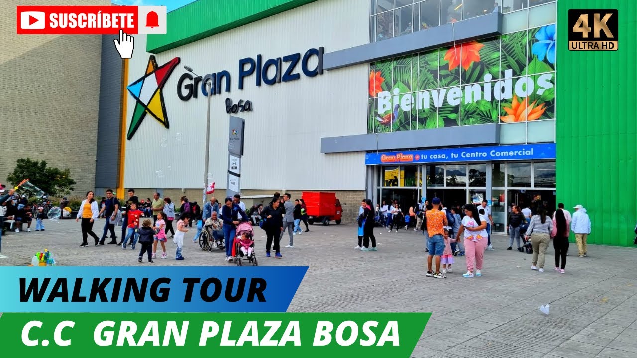 Walk Gran Plaza Bosa Centro Comercial Recorrido En primera Persona Sector Bosa (BOGOTA/COLOMBIA) 4K