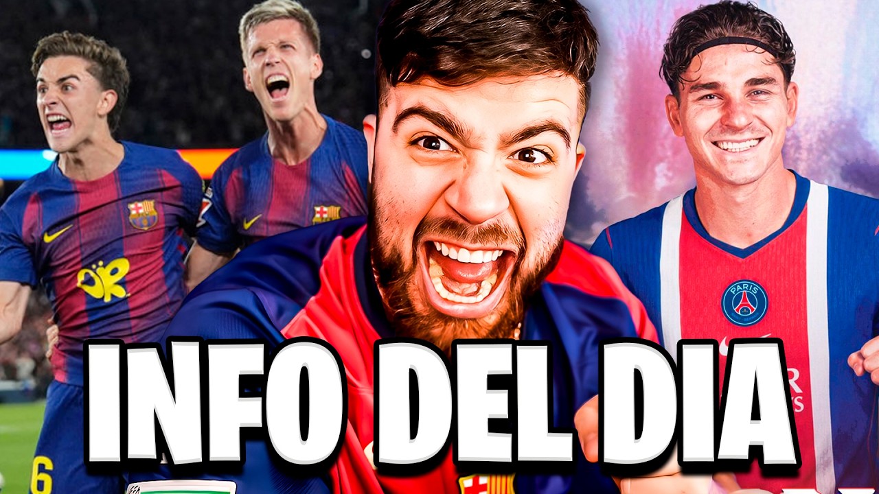 LA COBRA REACCIONA A INFO DEL DIA: BARCELONA CAMPEON Y PSG QUIERE A JULIAN ALVAREZ