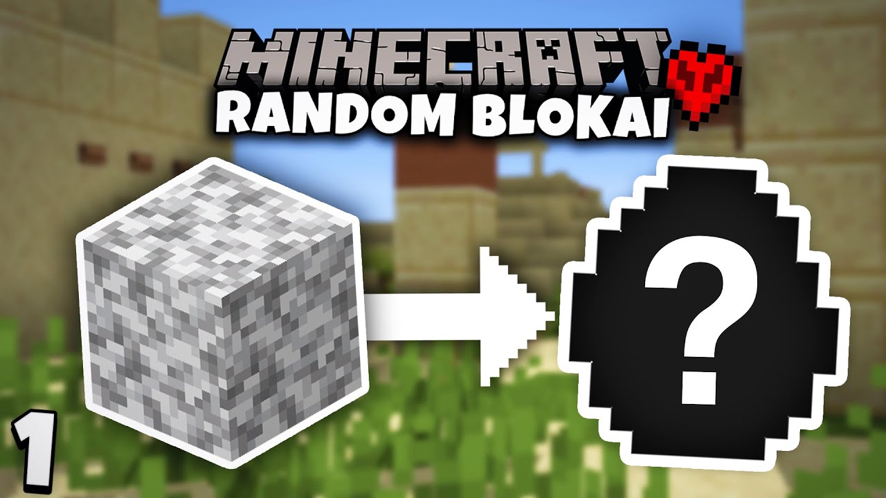 Random Blokai Hardcore Minecraft !!(#1)