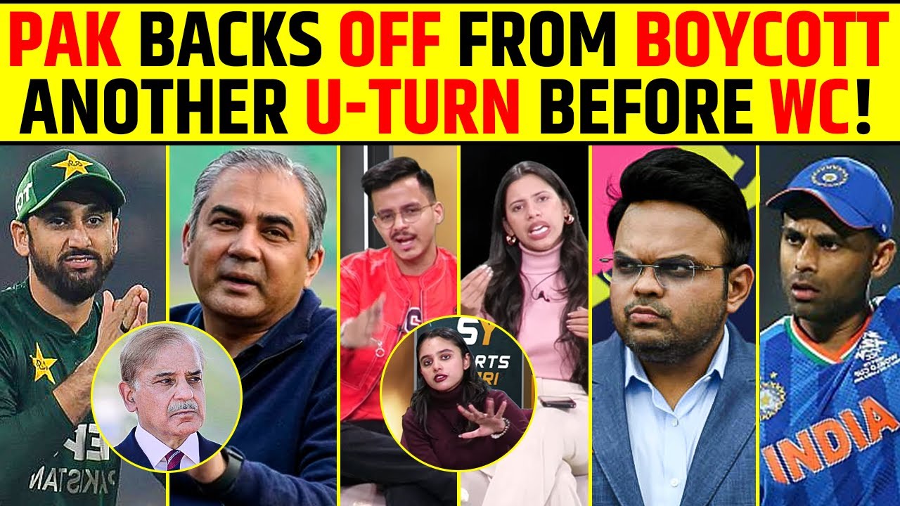 PAKISTAN BACKS OFF FROM BOYCOTT | ANOTHER U-TURN BEFORE WORLD CUP #indvspak #t20worldcup