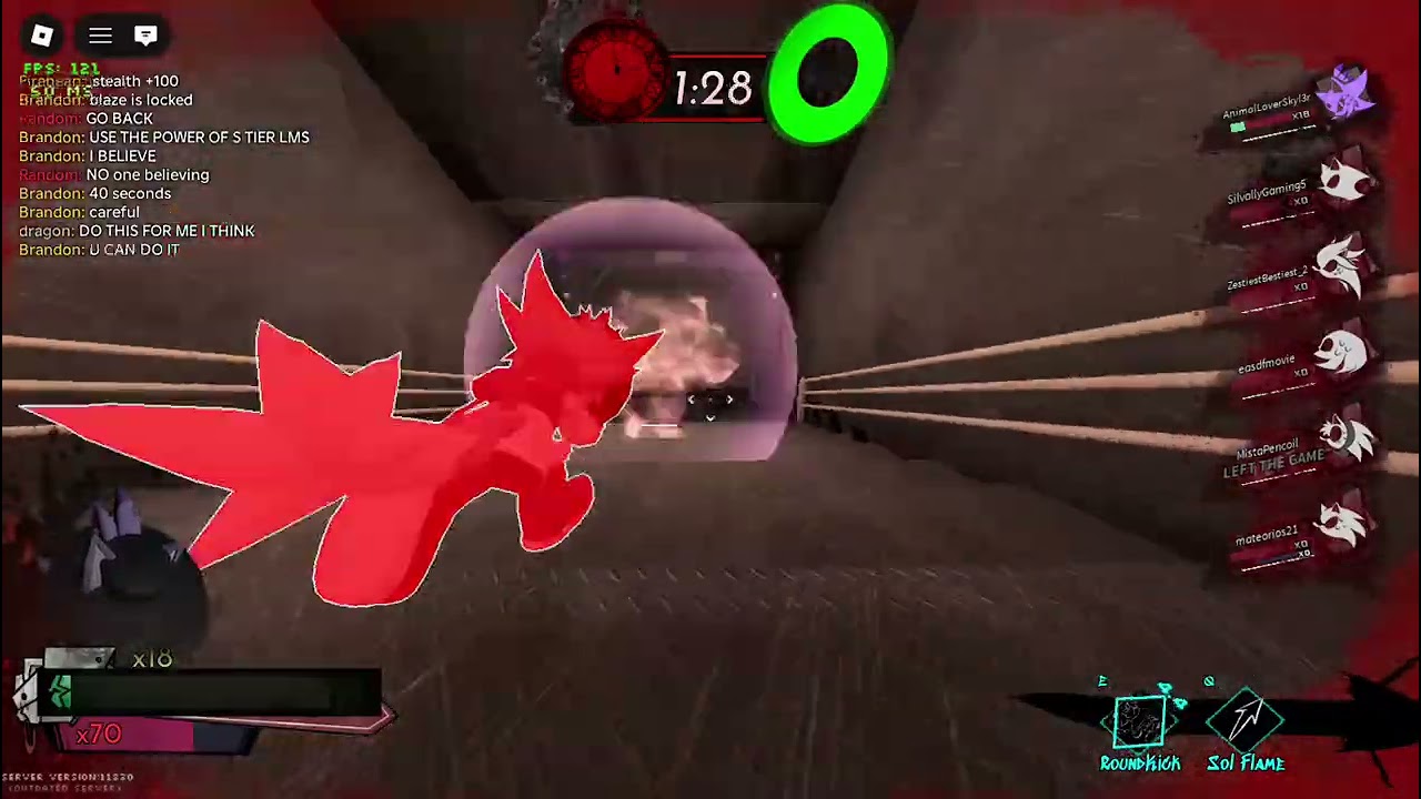 The Sol Still Burns Even on Lowered HP Blaze LMS - Outcome Memories YCR