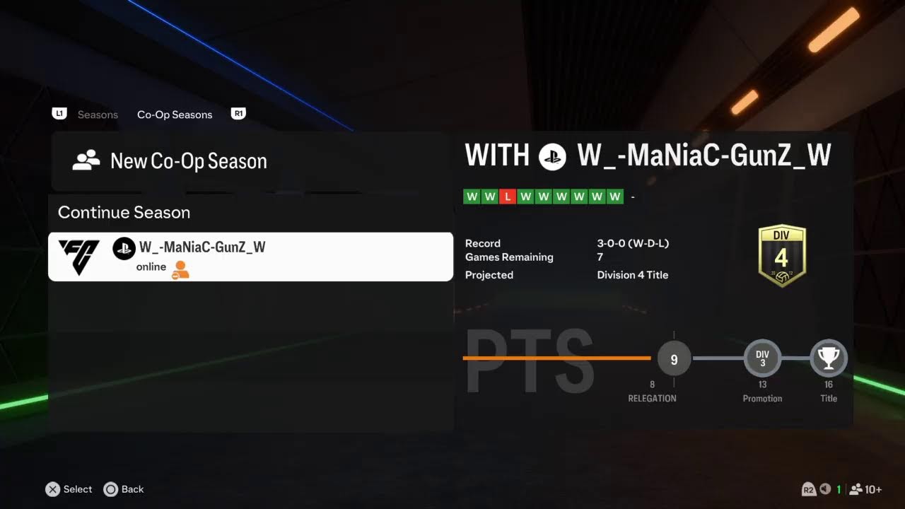 FC25 Co-Op Seasons