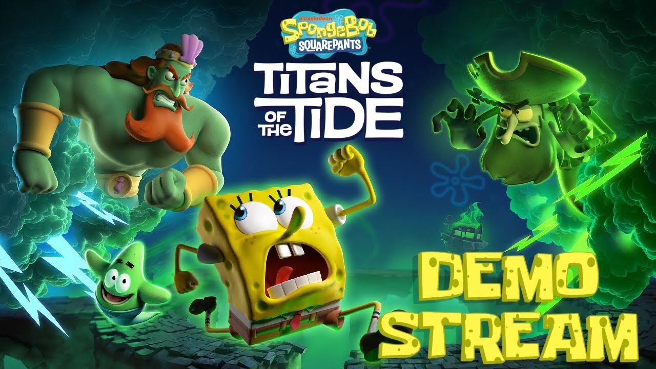 Trying out the DEMO for SpongeBob SquarePants Titans of The Tide