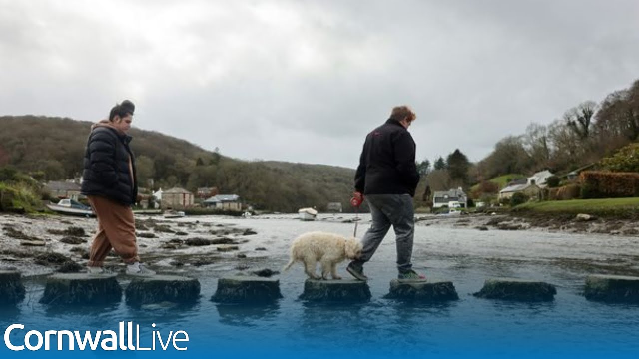 Forgotten little village in Cornwall that's split in two by a river