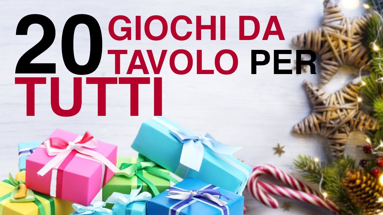 20 Giochi da Tavolo da regalare a Natale 2019