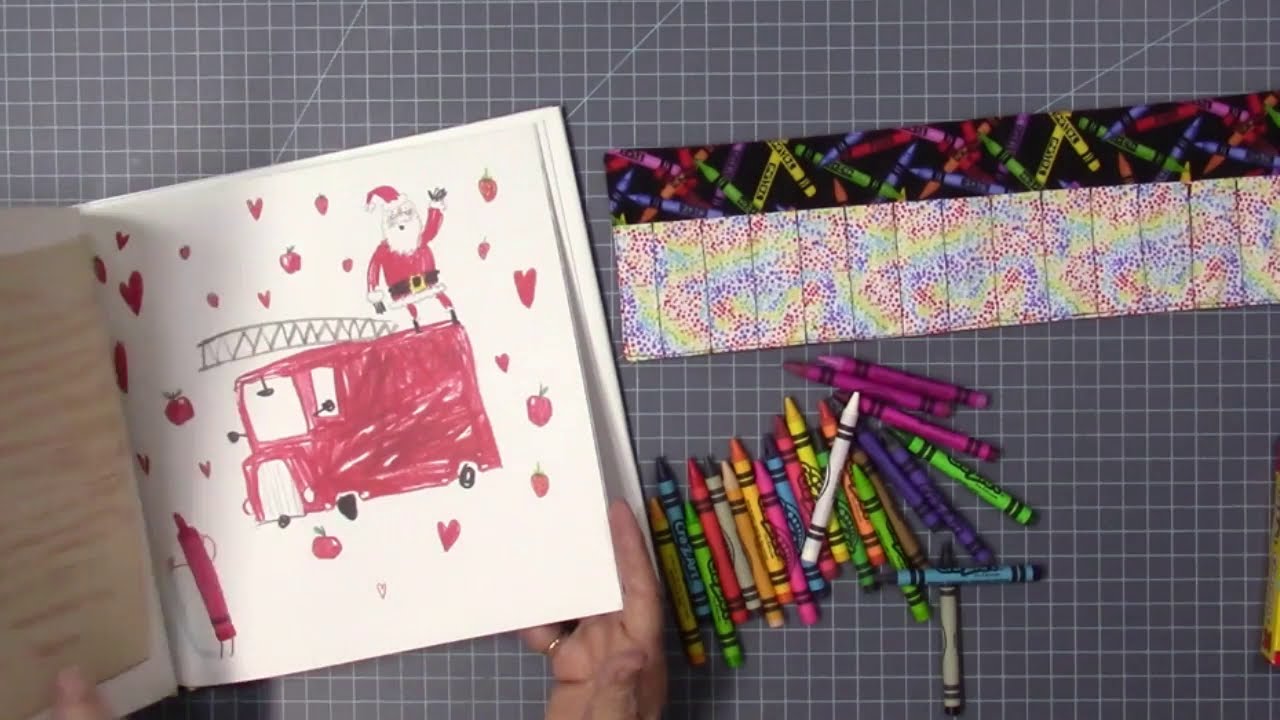 Easy to Make Gift for Kids - How to Make a Crayon Roll