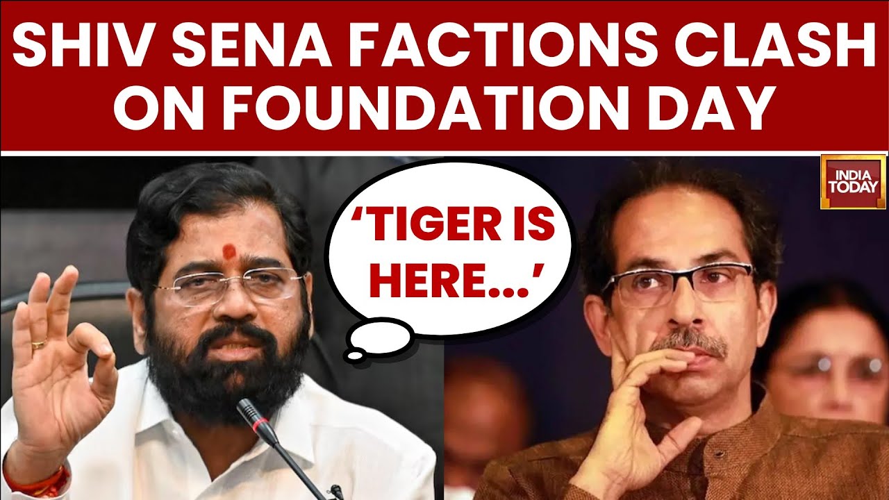 Maharashtra News: Uddhav vs Shinde Escalates On Shiv Sena's 60th Foundation Day | India Today