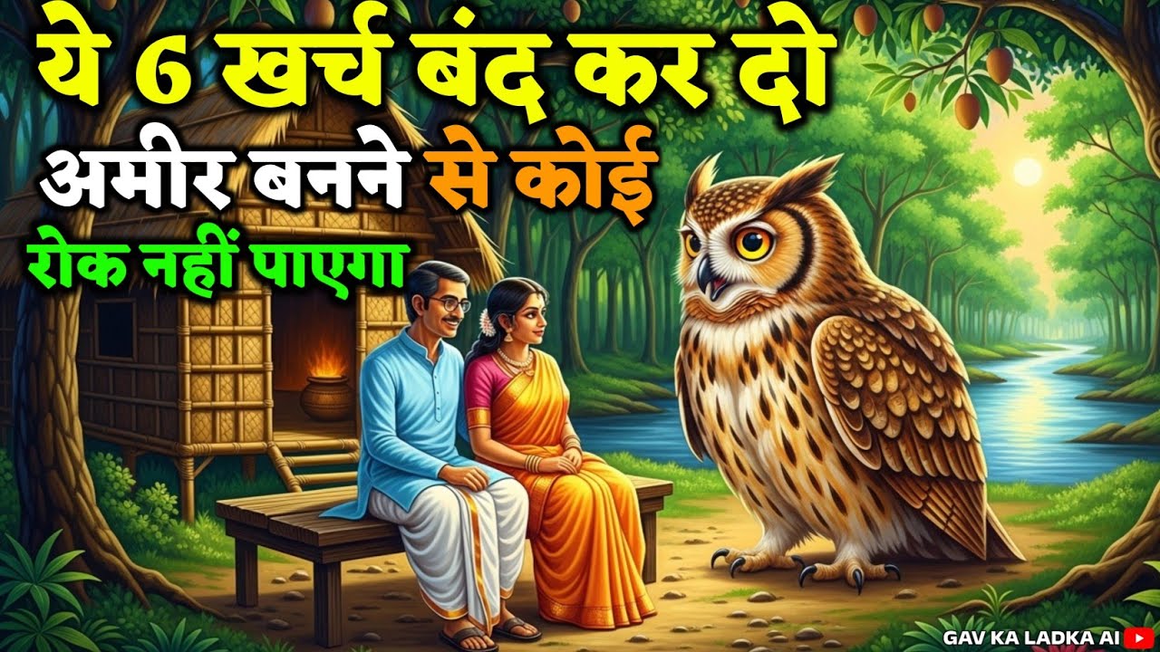 “उल्लू की 6 अमूल्य सीख | How to become rich? | अमीर बनने का गुप्त राज़ | Motivation 2025”