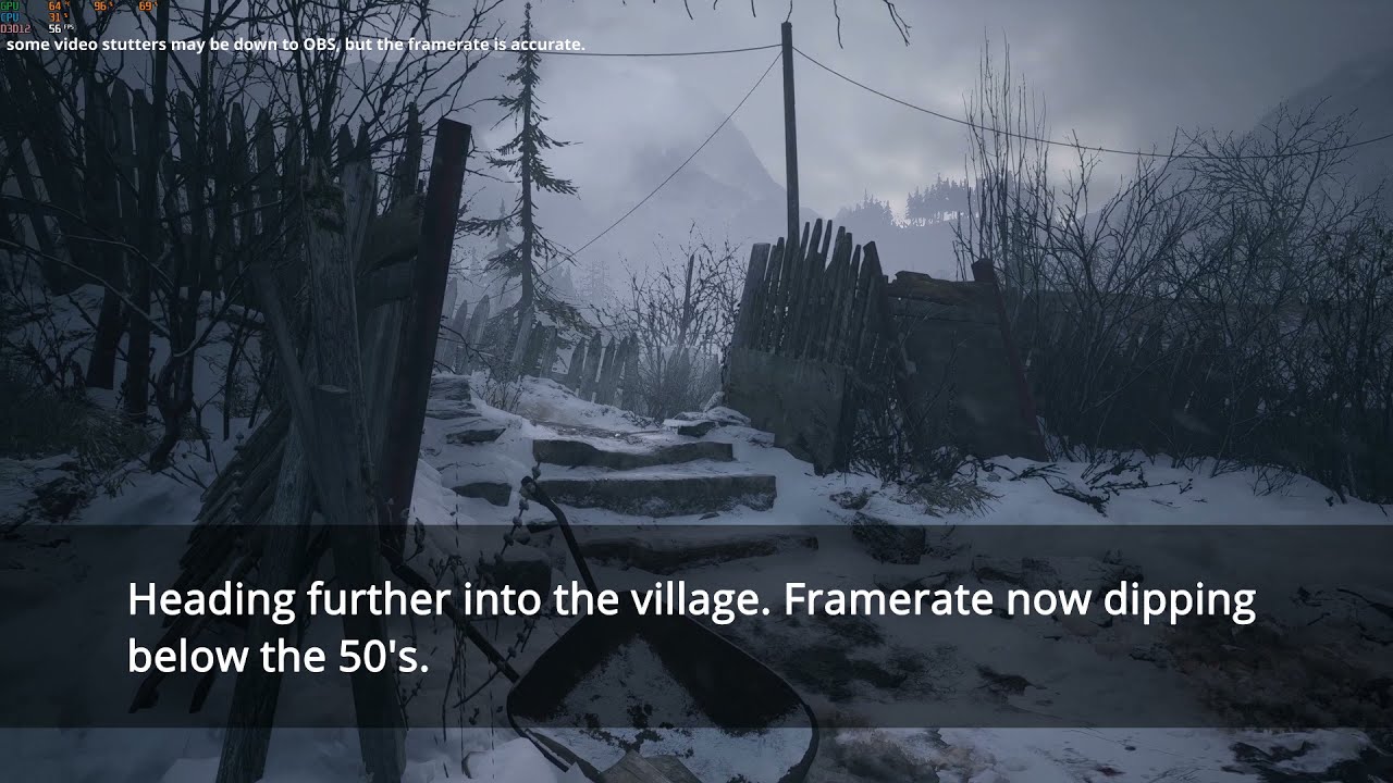 Continuous performance degradation in Resident Evil Village on PC