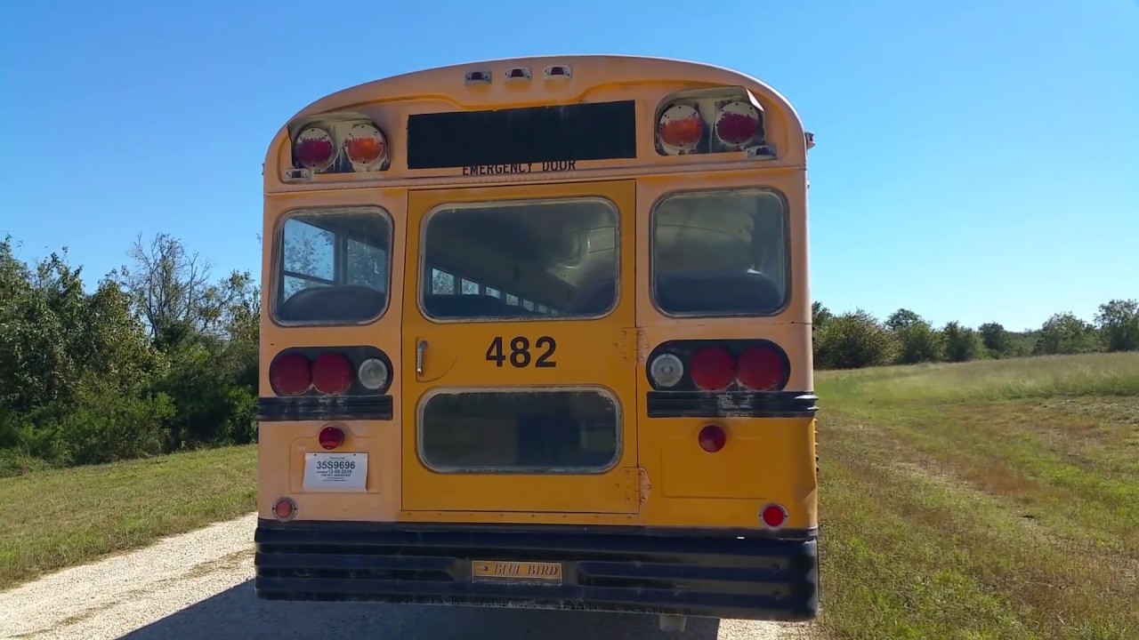 1989 Blue Bird International School Bus S1800 Walk Around