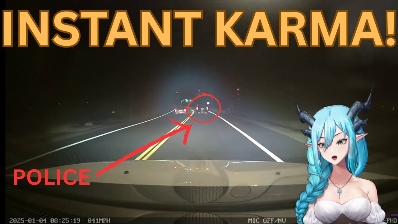 Instant Karma for bad drivers!