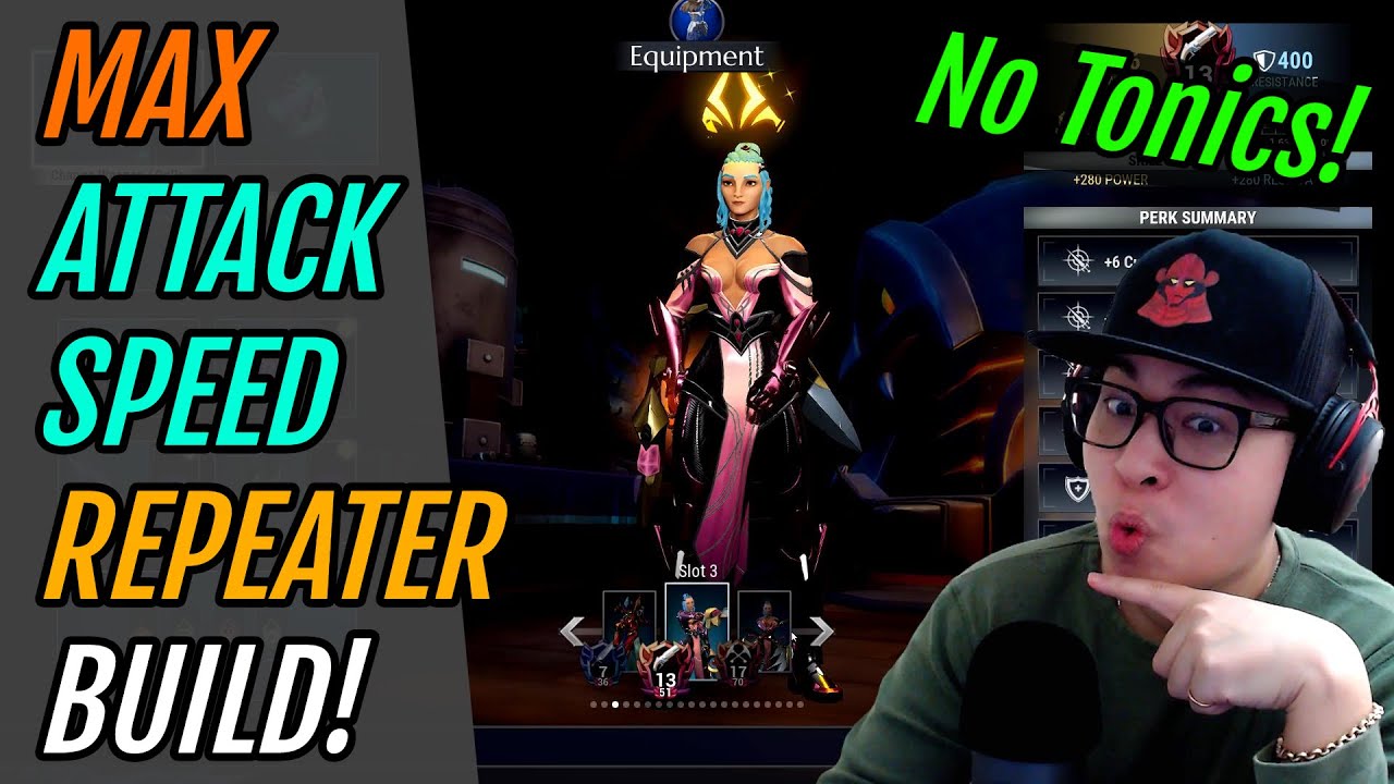Dauntless - Max Attack Speed Repeaters - NO TONICS! - Insane DPS for Insane Slayers!