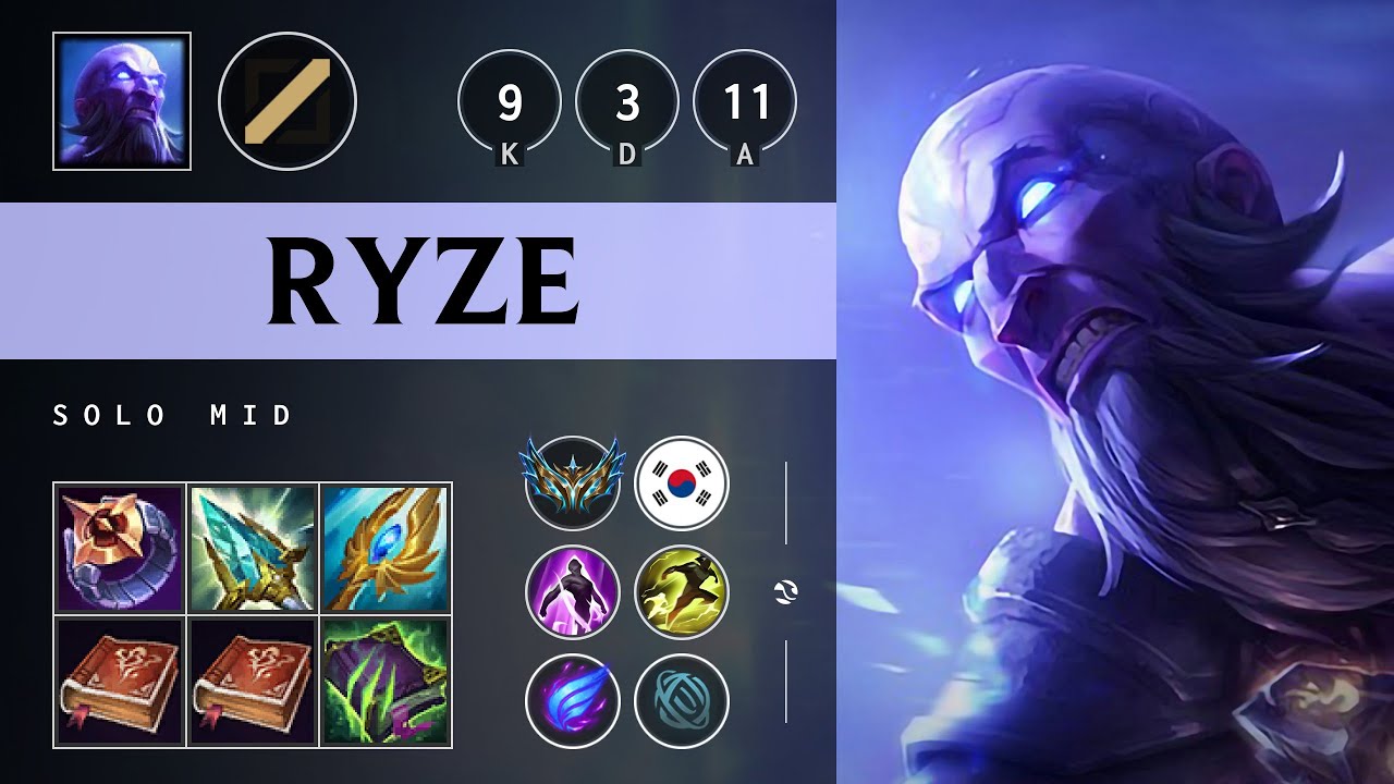 Ryze Mid vs Vladimir - KR Challenger Patch 25.09