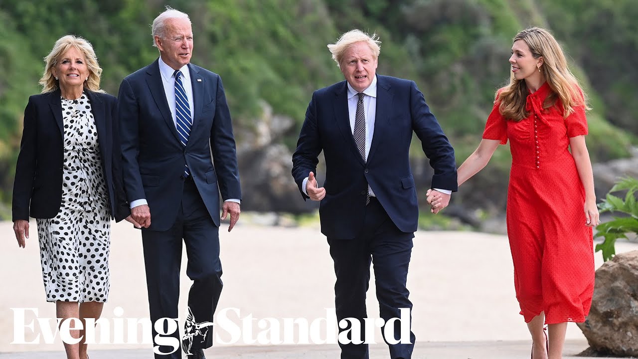 Johnsons and Bidens meet ahead of G7 Summit