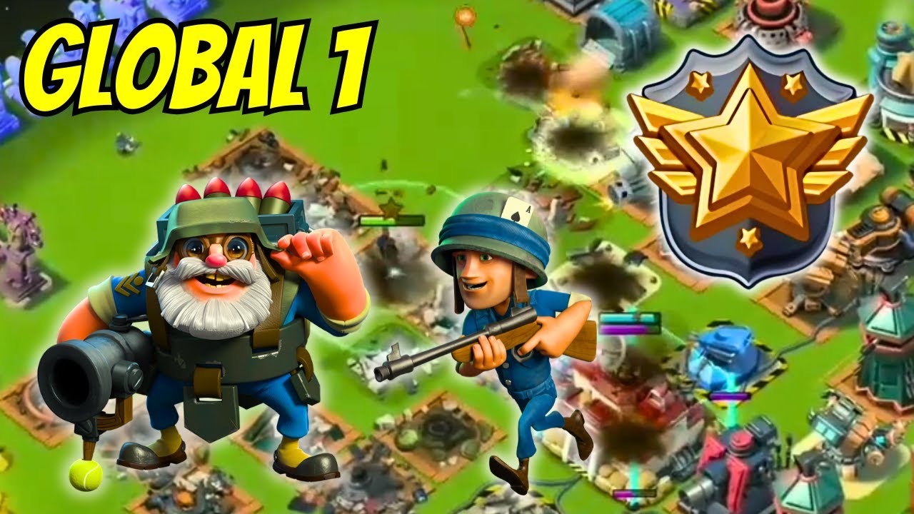 GLOBAL 1 Takedown - Riflemen Bombardier Attack Strategy (Boom Beach)