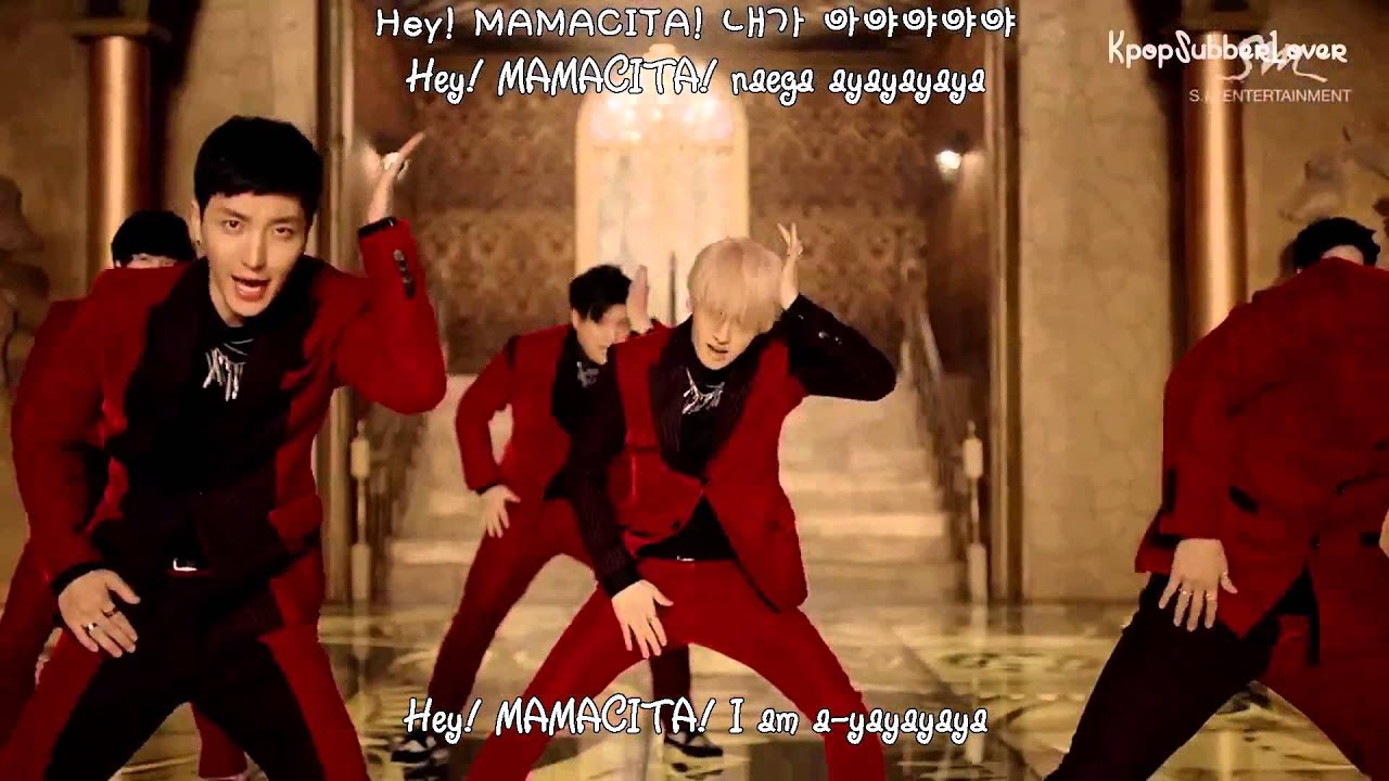 Super Junior - Mamacita (아야야) MV [Eng Sub+Romanization+Hangul] HD