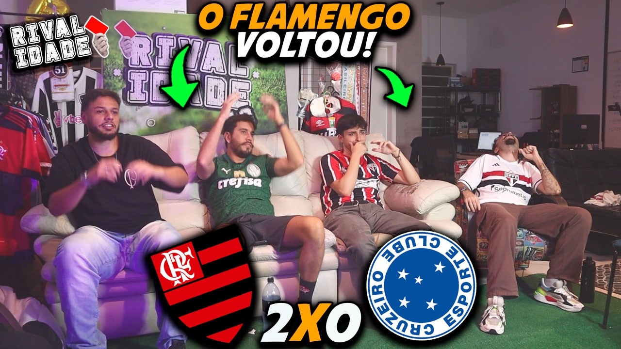 React Flamengo 2x0 Cruzeiro | Melhores momentos | Gols | Brasileirão