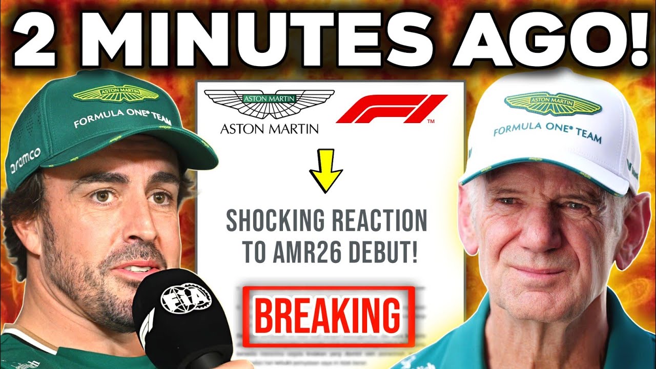 Fernando Alonso BREAKS Silence after Newey’s AMR26 Debut at Barcelona Testing! | F1 News