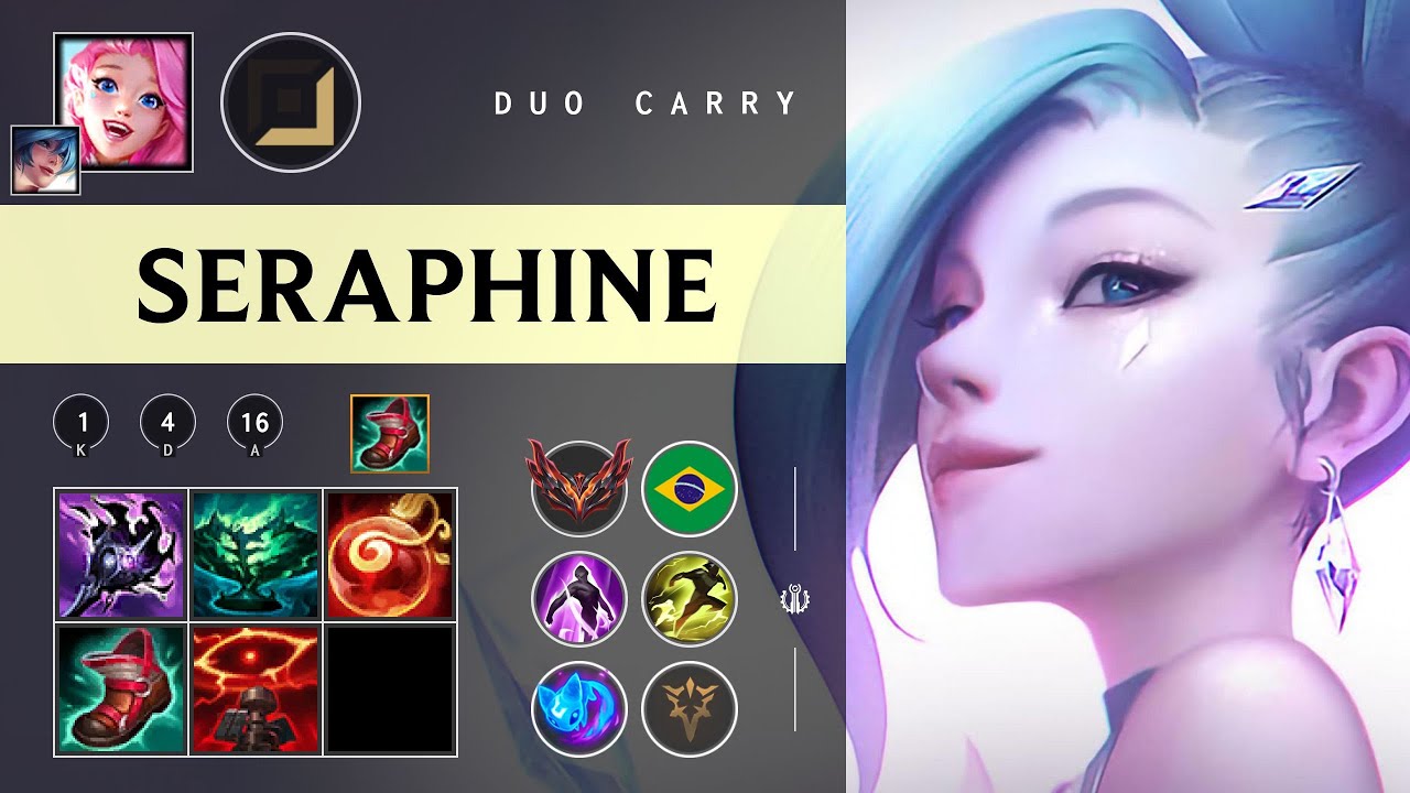 Seraphine Carry vs Caitlyn - BR Grandmaster Patch 26.02