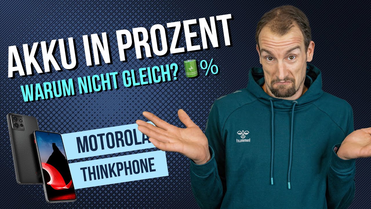 Motorola ThinkPhone - Akku in Prozent anzeigen / Batterie in Prozent • 📱 • 🔋 • ％ • Anleitung
