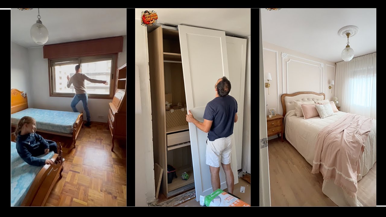 👑 TRANSFORMACI&Oacute;N COMPLETA de una habitaci&oacute;n, en una verdadera HABITACI&Oacute;N DE PALACIO
