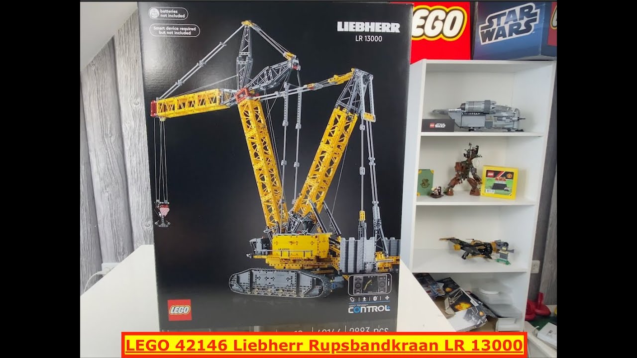 lego 42146 Liebherr Rupsbandkraan LR 13000