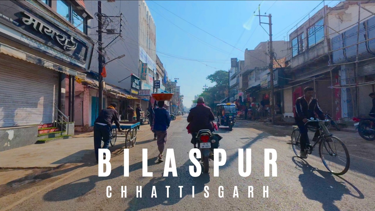 【India Drive 4K】Bilaspur | Chhattisgarh | 2024 | Scenic City & Highway Drive