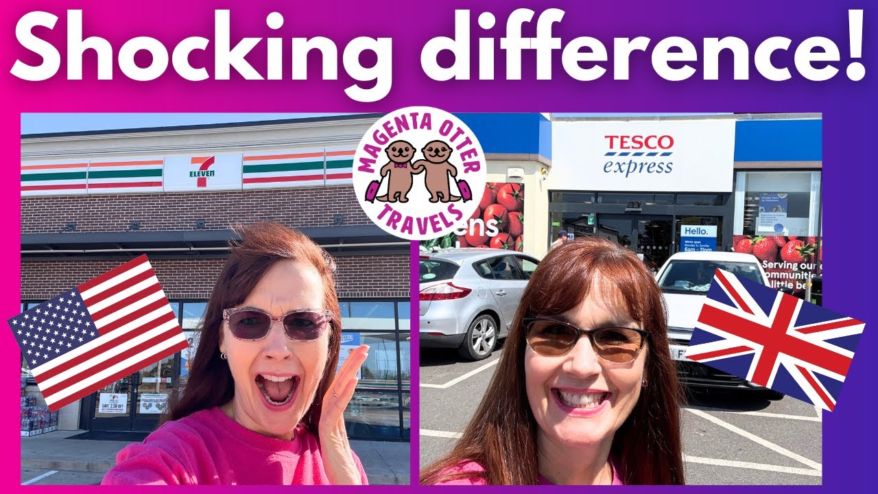 UK vs US Convenience Stores - SHOCKING differences between America & British corner shops