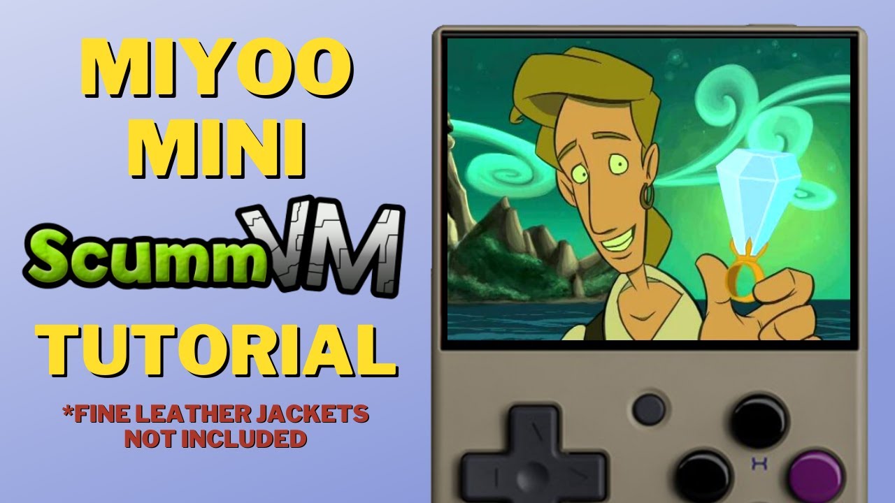 How to play SCUMMVM games on the Miyoo Mini Tutorial | Monkey Island | Game list fix | REUPLOAD