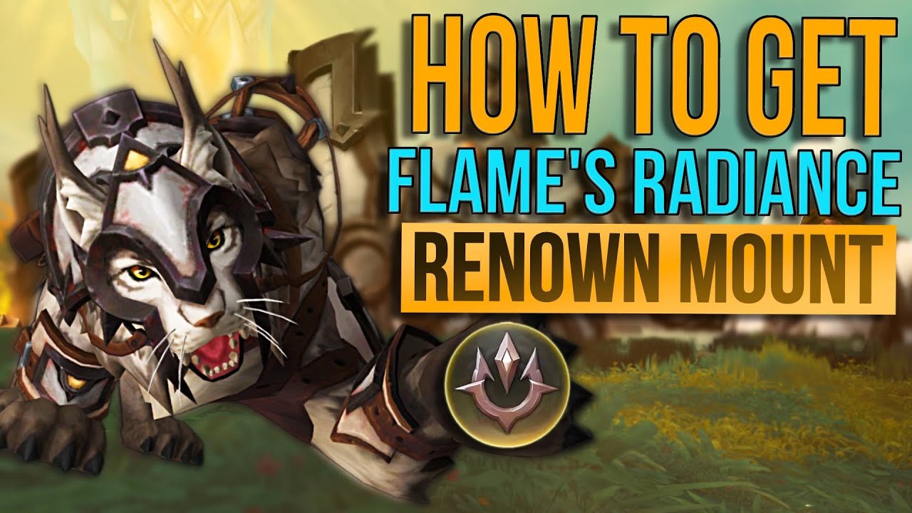 How To Get The Radiant Imperial Lynx Mount + Reputation Guide to Flame's Radiance