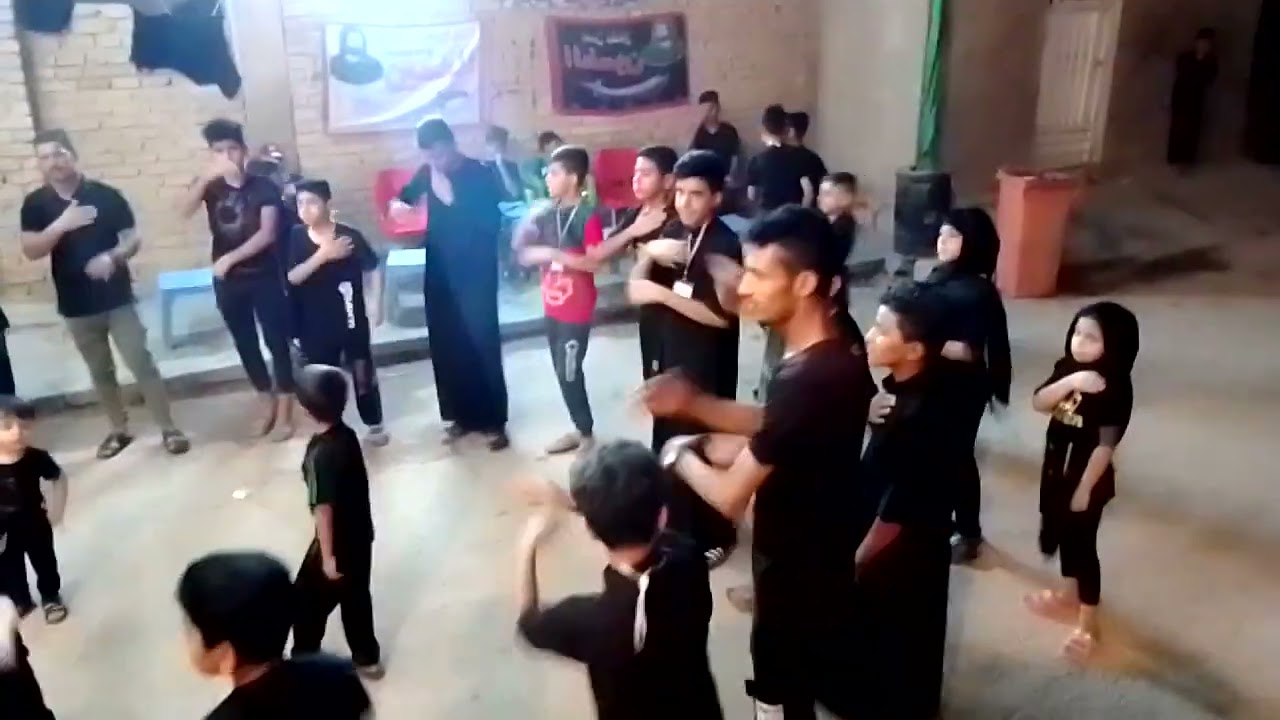 موكب اطفال الحسين اهالي التاجي حي الحسن العسكري