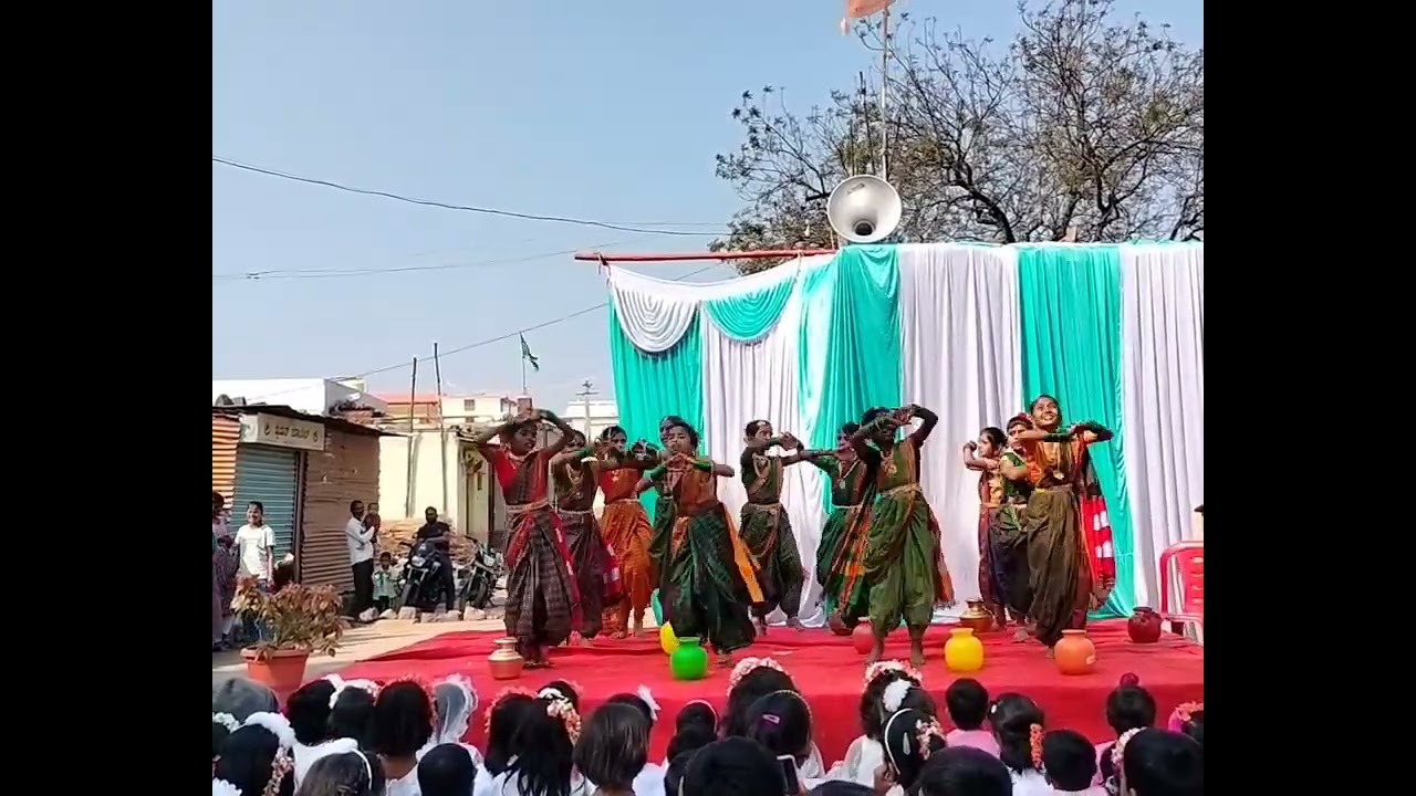 Channappa Chann Gowda Folk Song Group Dance | Govt School  | 2026