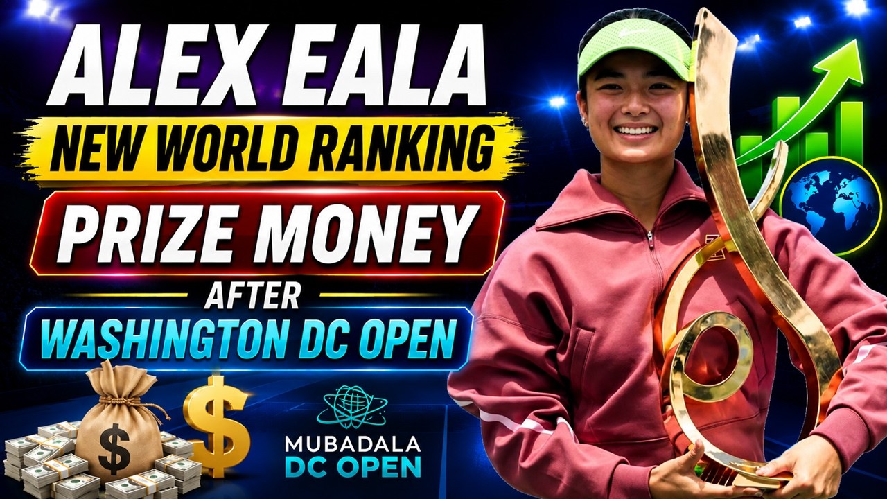 Алекс Эала врывается в топ-20! Новый рейтинг WTA и призовые после финала теннисного турнира Mubad...