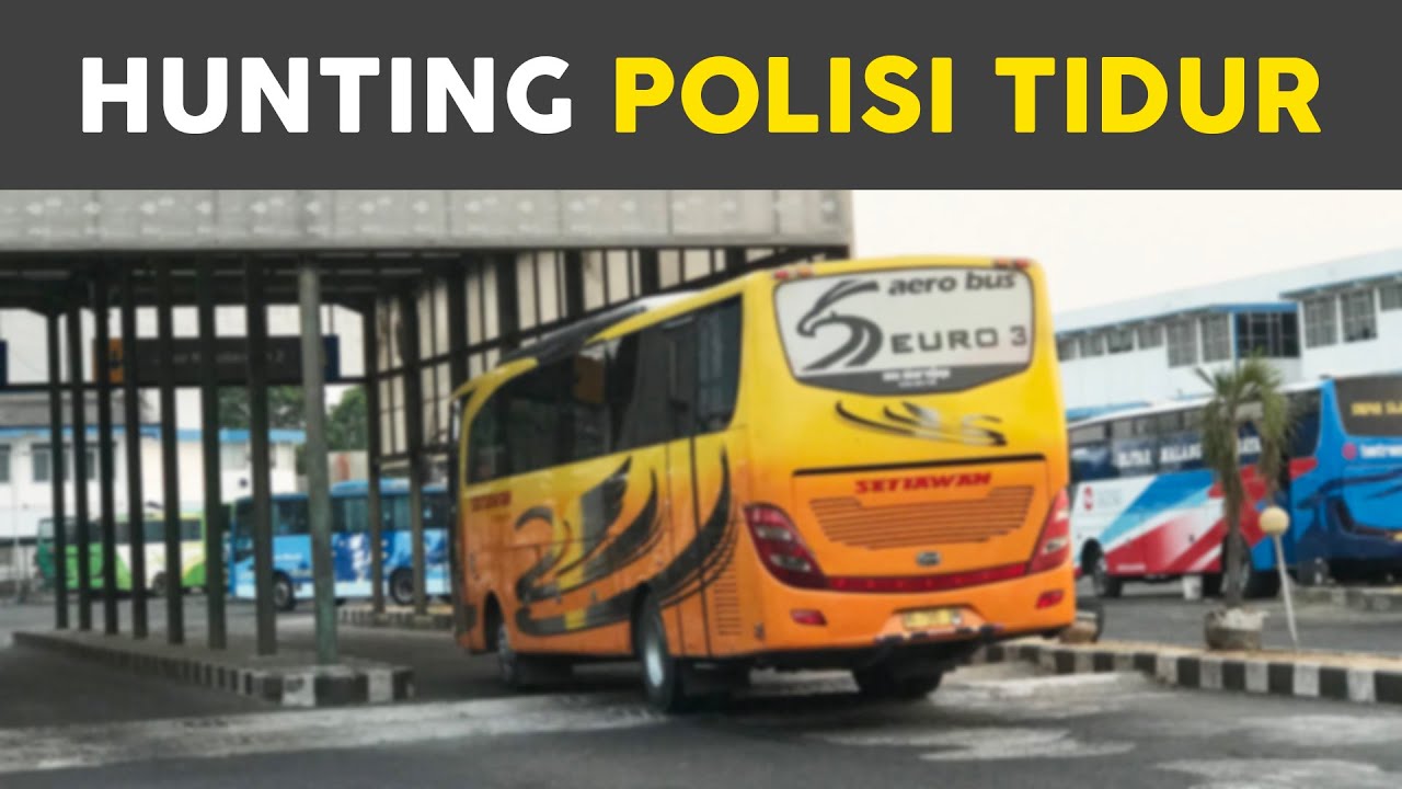 SERUUU !!! Melihat Berbagai Macam Bis Melewati Polisi Tidur Arjosari