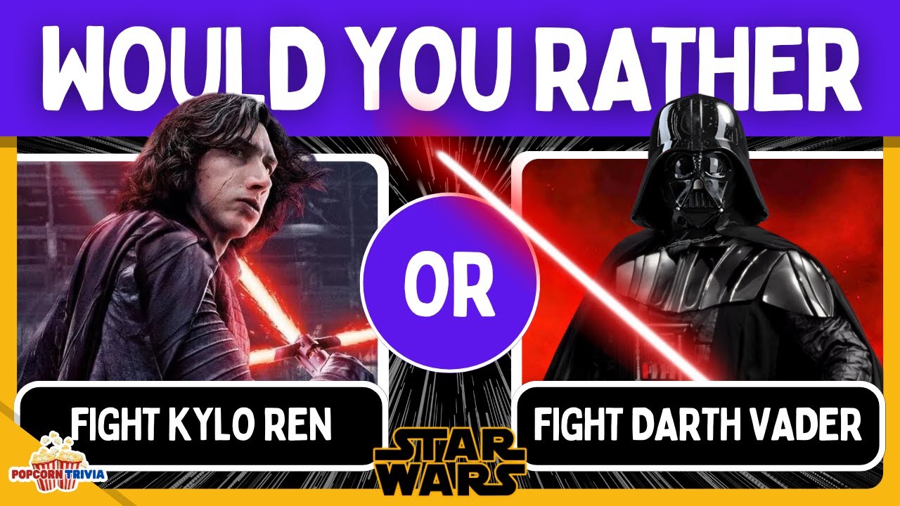 WOULD YOU RATHER | Star Wars Edition |  Hard Choices | Star Wars Quiz