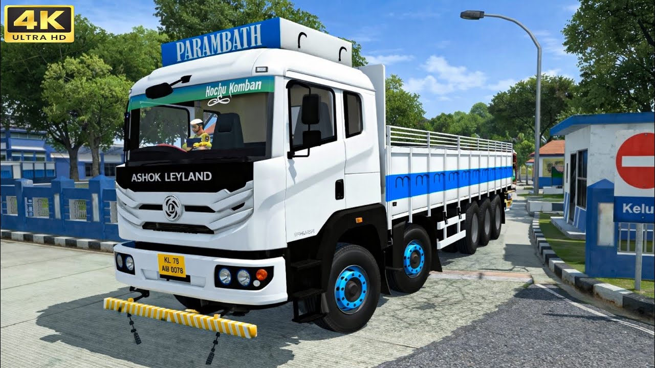 Ashok Leyland 16 Chakka Truck 🚛 | Going Construction Site 🏗️ | BUSSID Gameplay 