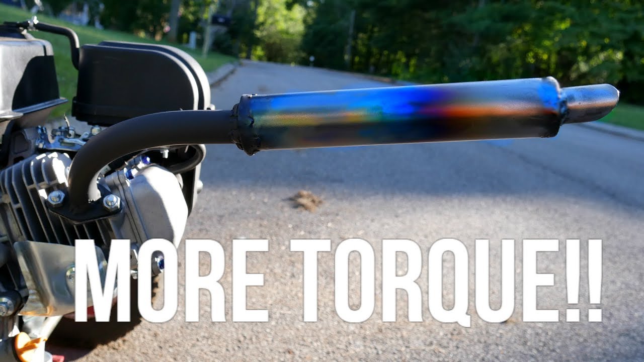 SIMPLE Exhaust DIY for Go kart/Minibike!! (Under 10$)