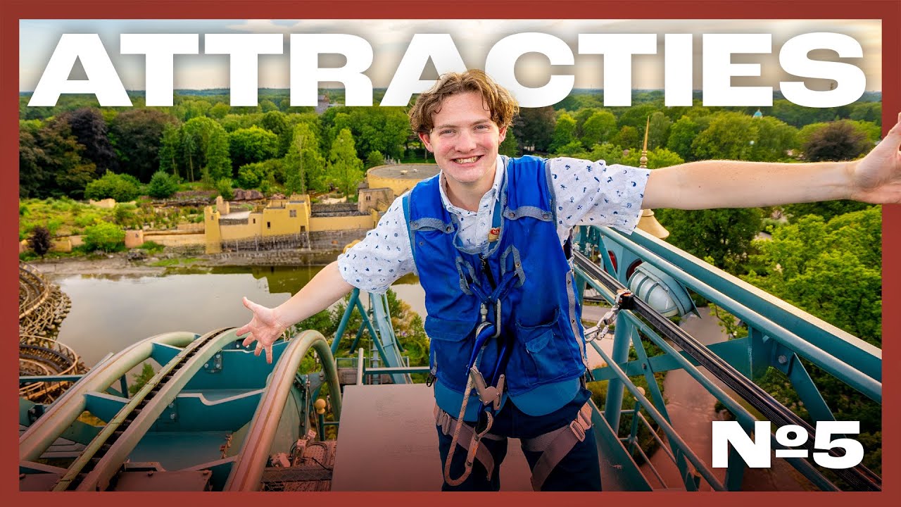 IK WERK MEE BIJ DE ATTRACTIES VAN DE EFTELING!🎢 🎠 | Bart BijBaan №5