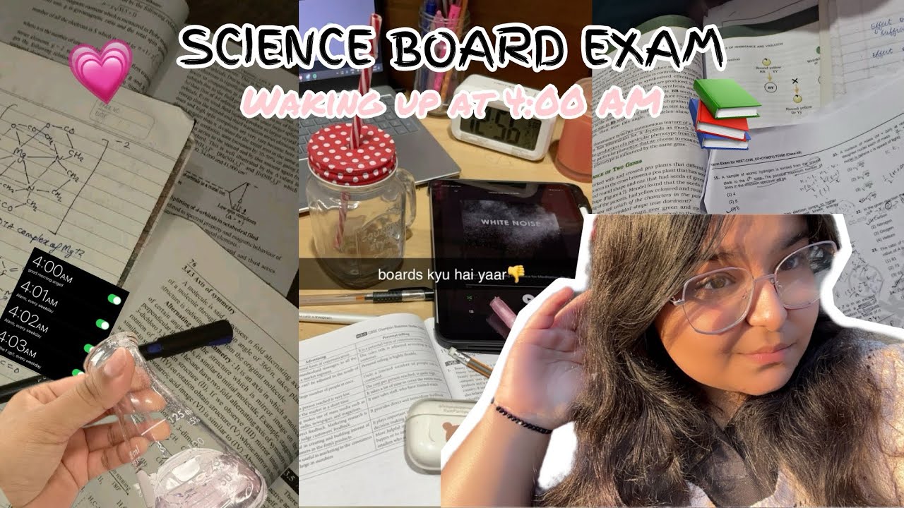 Waking up at 4:00AM for SCIENCE BOARD EXAM AS A CBSE 10th grader*📚💗+How was my paper? 