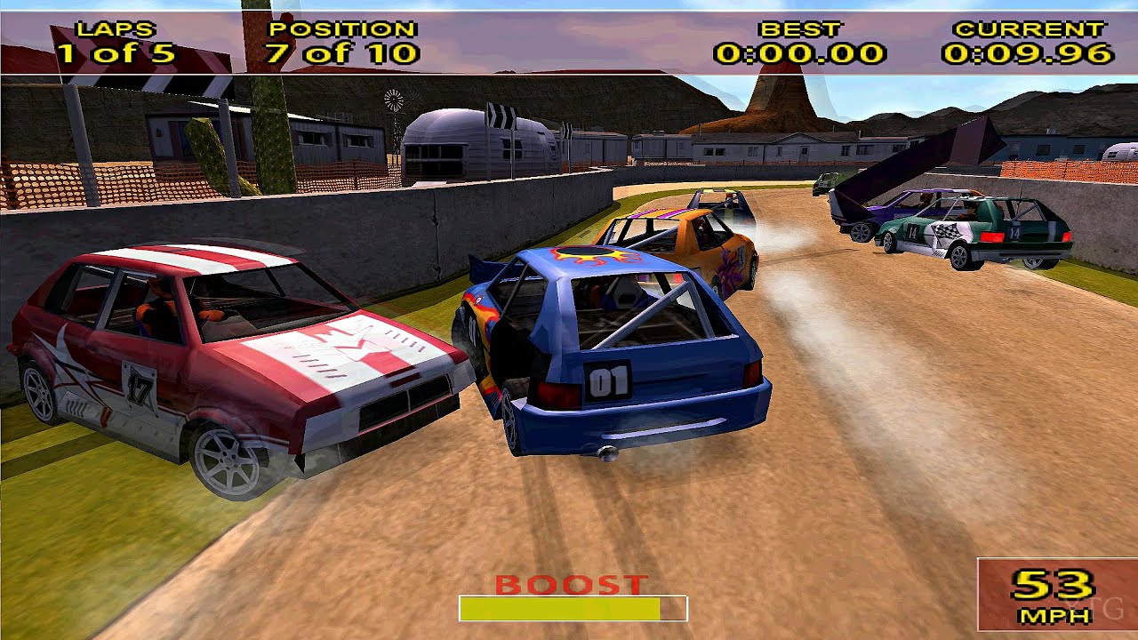 Stock Car Crash PS2 Gameplay HD (PCSX2)