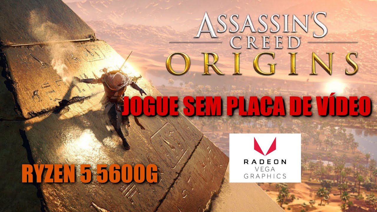 Assassins Creed Origins Ryzen 5 5600G Vega 7 16gb ram test