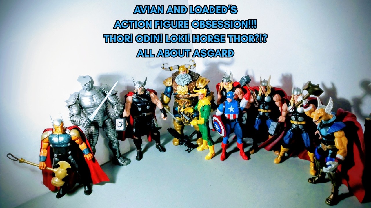 Tour of Asgard! My Marvel Legends Asgardians! Thor! Odin! Loki! Horse Thor! ACTION FIGURE OBSESSION!