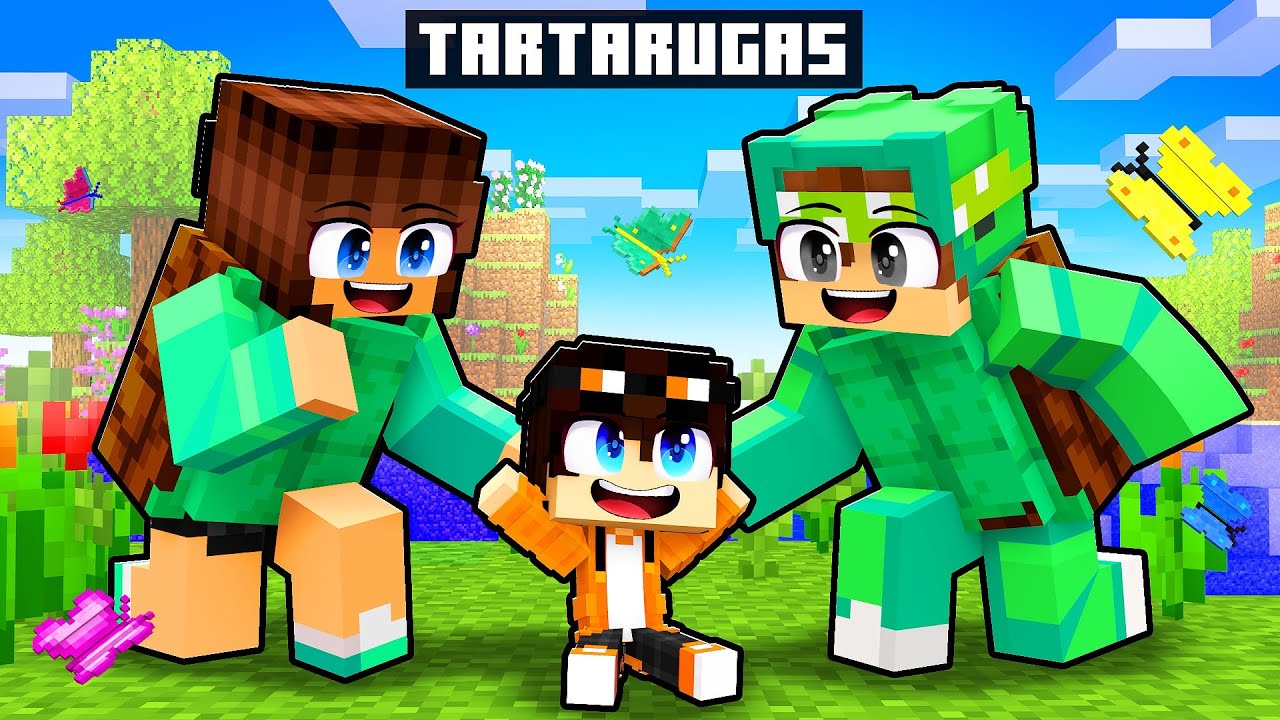STHAN foi ADOTADO por TARTARUGAS no Minecraft!