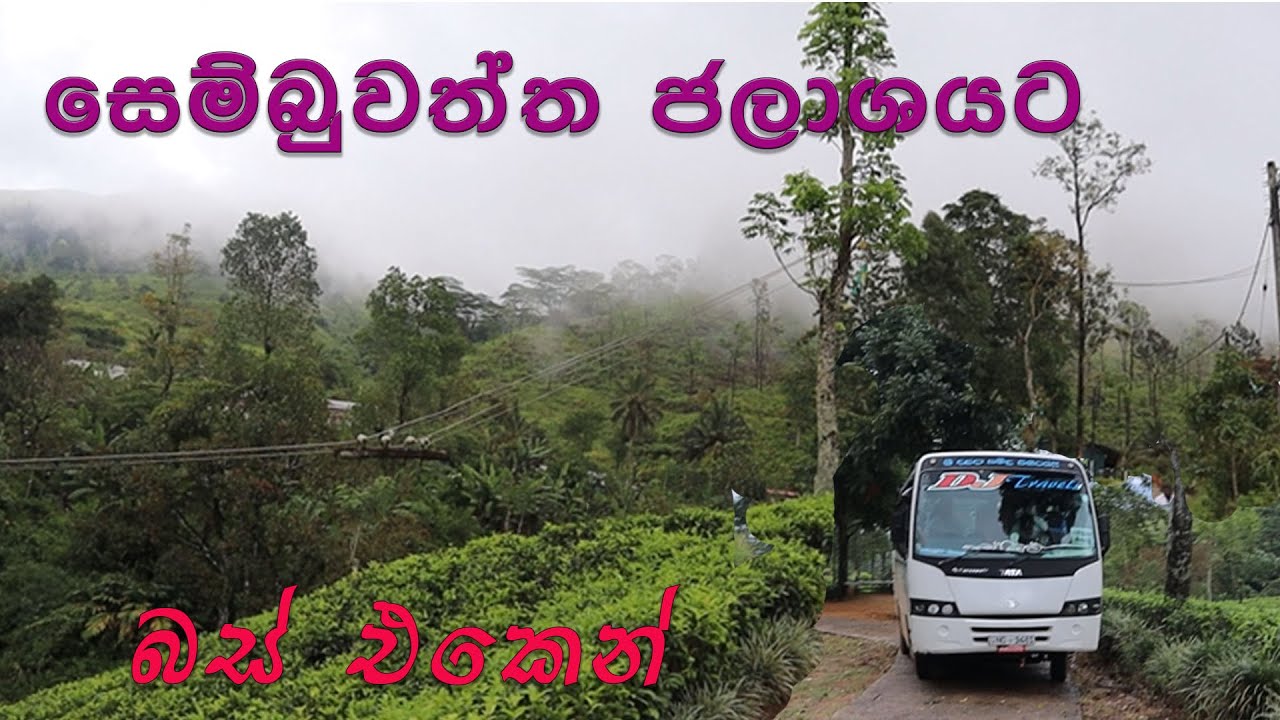 A Fantastic Bus route sceneries -Sembuwatta Lake | සෙම්බුවත්ත බස් !
