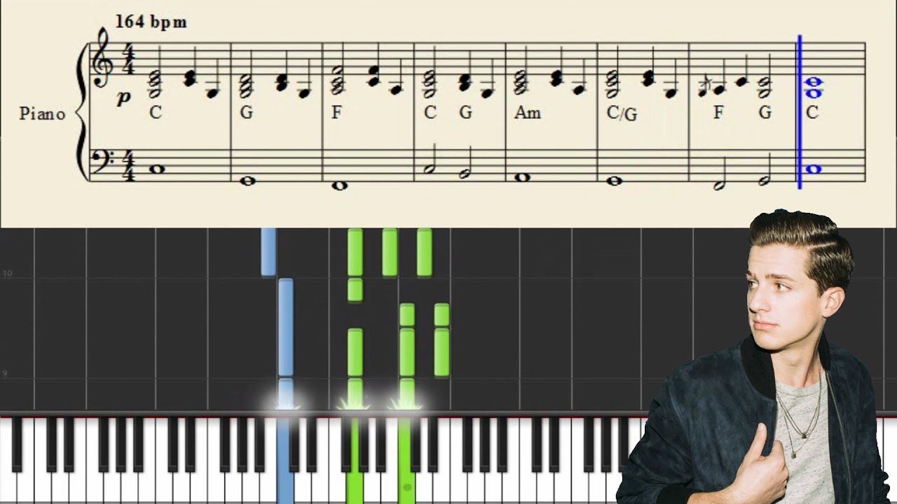 Charlie Puth - Up All Night - Piano Tutorial + Sheets