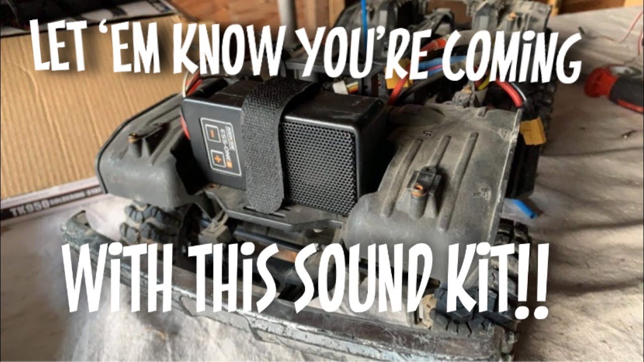 On the Bench RC | ESS-ONE sound kit install TRX4